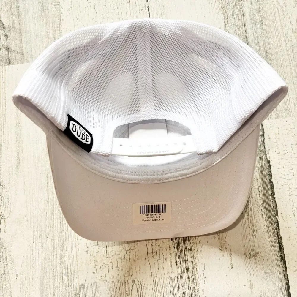 Hey Dude Trucker-hat White & Patchwork